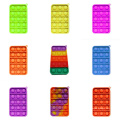China Hersteller Silicone Mini Popit Schlüsselkette Autismus Sensorisches Zappelspielzeug kleiner Pop -Schlüsselbund